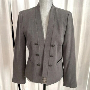 TAHARI ARTHUR S. LEVINE Fitted Blazer Button Details Open Style Lined, Size 8